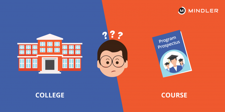 college vs course